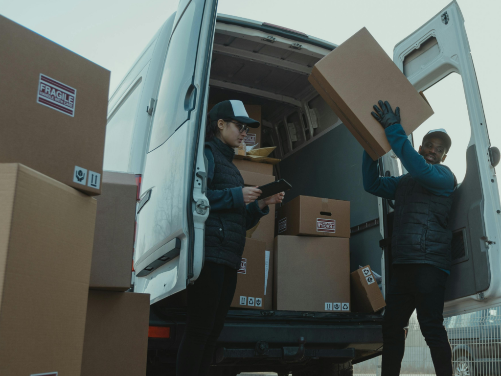 P&D piekdrukte logistiek verpakkingen